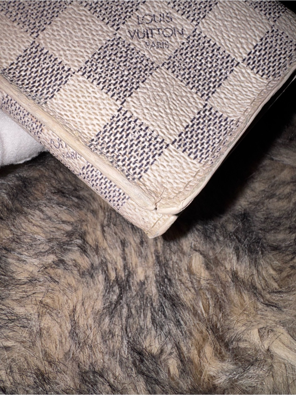 Louis Vuitton azur damier Porte Monnaie Billets Tresor Bifold Wallet 2007 - Picture 6 of 16